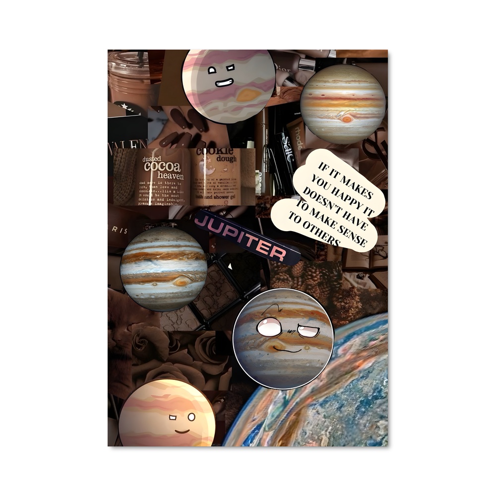 Poster Grandiose Jupiter de Feu